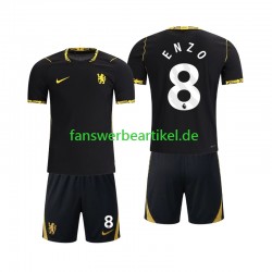 Chlesea Enzo Fernandez 8 Trikot Kinder Auswärtsausrüstung 2026-2027 Kurzarm