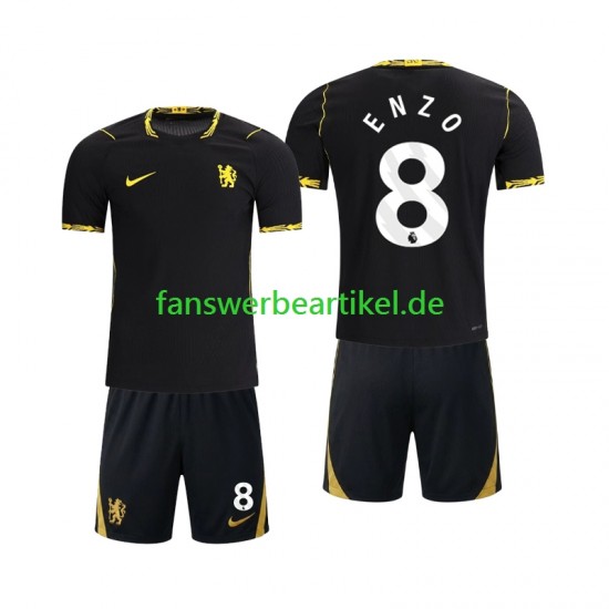 Chlesea Enzo Fernandez 8 Trikot Kinder Auswärtsausrüstung 2026-2027 Kurzarm