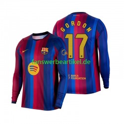 Anthony Gordon 17 Trikot FC Barcelona Herren Heimausrüstung 2026-2027 Langarm