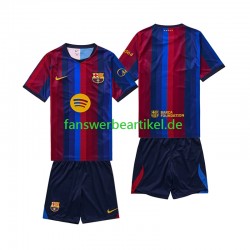 Trikot FC Barcelona Kinder Heimausrüstung 2026-2027 Kurzarm