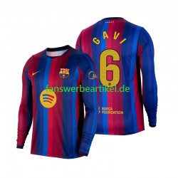 Gavi 6 Trikot FC Barcelona Herren Heimausrüstung 2026-2027 Langarm