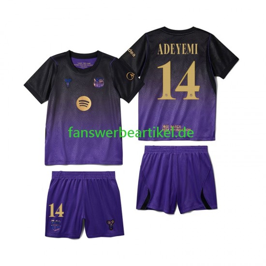 Karim Adeyemi 14 Trikot FC Barcelona Kinder Auswärtsausrüstung 2026-2027 Kurzarm