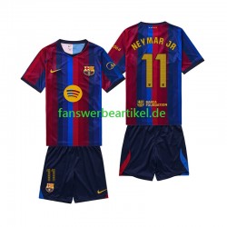Neymar JR 11 Trikot FC Barcelona Kinder Heimausrüstung 2026-2027 Kurzarm