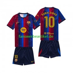 RONALDINHO 10 Trikot FC Barcelona Kinder Heimausrüstung 2026-2027 Kurzarm
