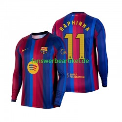 Raphinha 11 Trikot FC Barcelona Herren Heimausrüstung 2026-2027 Langarm