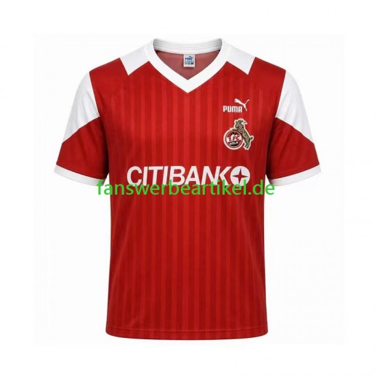 Retro 1992 1993 Trikot FC Köln Herren Auswärtsausrüstung Kurzarm