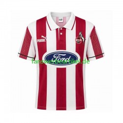 Retro 1995 1996 Trikot FC Köln Herren Heimausrüstung Kurzarm