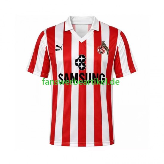 Retro 1988 1989 Trikot FC Köln Herren Ausweich ausrüstung Kurzarm