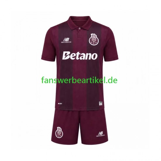 Trikot FC Porto Kinder Auswärtsausrüstung 2026-2027 Kurzarm
