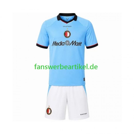 Trikot Feyenoord Rotterdam Kinder Auswärtsausrüstung 2026-2027 Kurzarm
