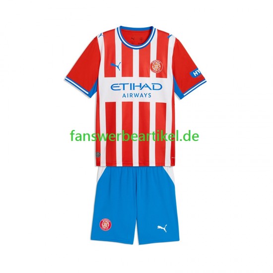 Girona Trikot Kinder Heimausrüstung 2026-2027 Kurzarm
