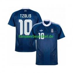 Christos Tzolis 17 Trikot Griechenland Herren Auswärtsausrüstung 2026-2027 Kurzarm