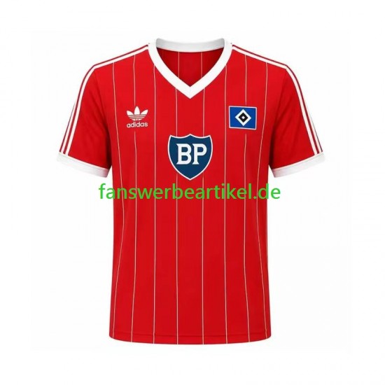 Retro 1984 Trikot Hamburger SV Herren Auswärtsausrüstung Kurzarm