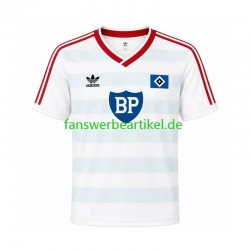 Retro 1986 Trikot Hamburger SV Herren Auswärtsausrüstung Kurzarm