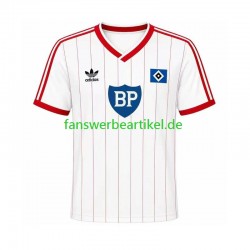 Retro 1984 Trikot Hamburger SV Herren Heimausrüstung Kurzarm
