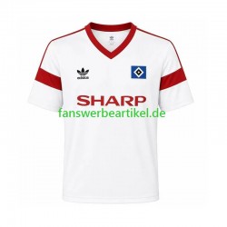 Retro 1988 Trikot Hamburger SV Herren Heimausrüstung Kurzarm