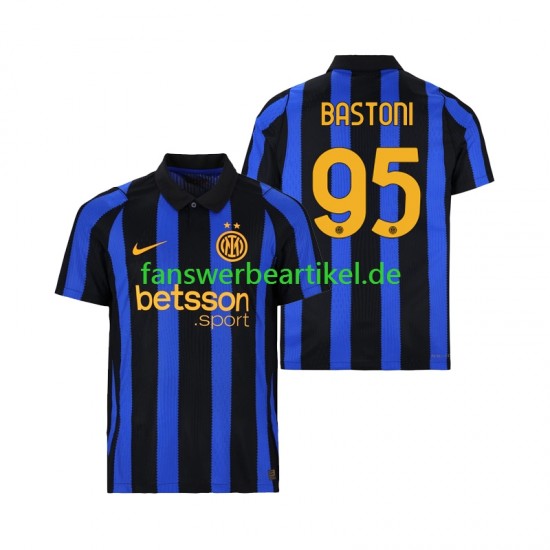 Alessandro Bastoni 95 Trikot Inter Mailand Herren Heimausrüstung 2026-2027 Kurzarm