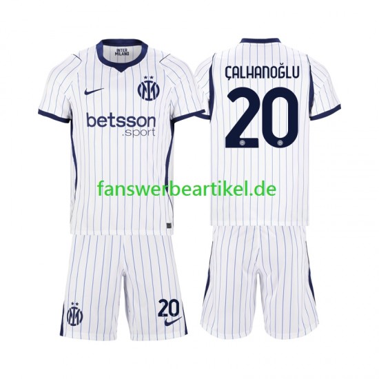 Hakan Calhanoglu 20 Trikot Inter Mailand Kinder Auswärtsausrüstung 2026-2027 Kurzarm