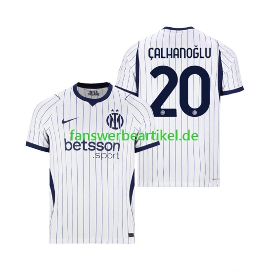 Hakan Calhanoglu 20 Trikot Inter Mailand Herren Auswärtsausrüstung 2026-2027 Kurzarm