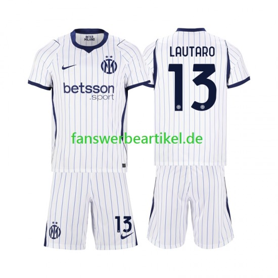 Lautaro Martinez 13 Trikot Inter Mailand Kinder Auswärtsausrüstung 2026-2027 Kurzarm