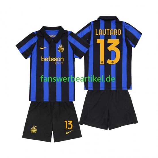 Lautaro Martinez 13 Trikot Inter Mailand Kinder Heimausrüstung 2026-2027 Kurzarm