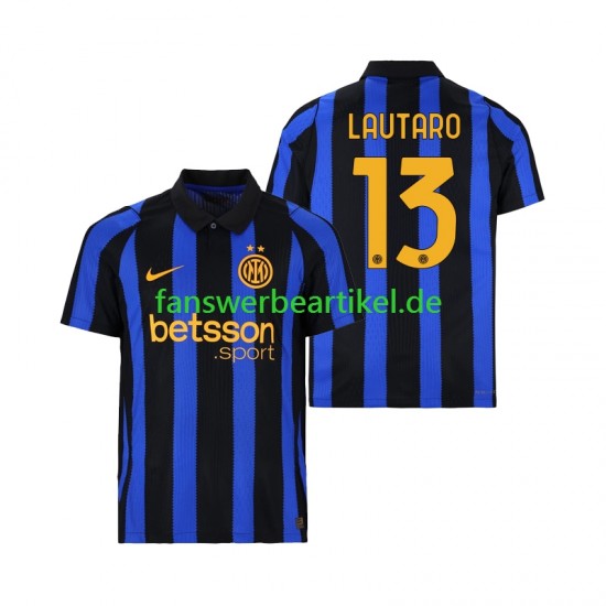 Lautaro Martinez 13 Trikot Inter Mailand Herren Heimausrüstung 2026-2027 Kurzarm