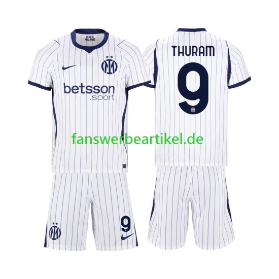 Marcus Thuram 9 Trikot Inter Mailand Kinder Auswärtsausrüstung 2026-2027 Kurzarm
