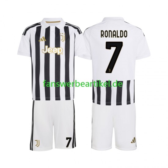 Cristiano Ronaldo 7 Trikot Juventus Turin Kinder Heimausrüstung 2026-2027 Kurzarm