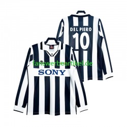 DEL PIERO 10 Retro 1997 Trikot Juventus Turin Herren Heimausrüstung Langarm