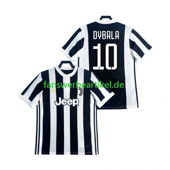 DYBALA 21 Retro 2017 2018 Trikot Juventus Turin Herren Heimausrüstung Kurzarm