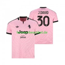 Jonathan David 30 Trikot Juventus Turin Herren Auswärtsausrüstung 2026-2027 Kurzarm