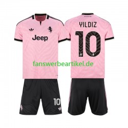 Kenan Yildiz 10 Trikot Juventus Turin Kinder Auswärtsausrüstung 2026-2027 Kurzarm