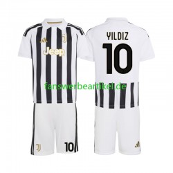 Kenan Yildiz 10 Trikot Juventus Turin Kinder Heimausrüstung 2026-2027 Kurzarm