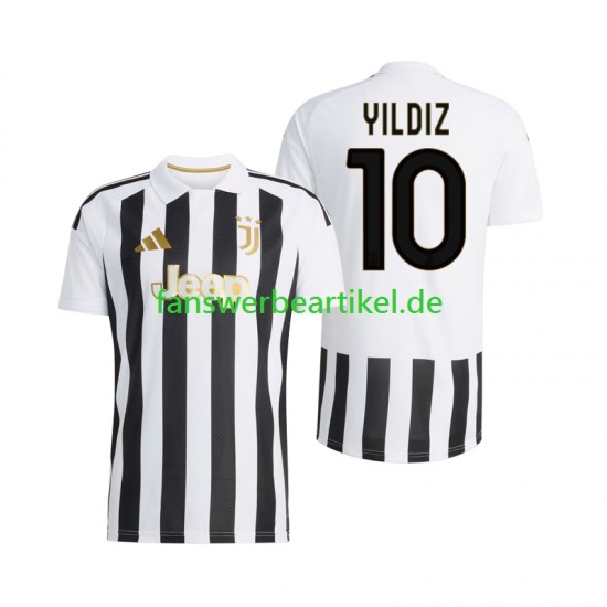 Kenan Yildiz 10 Trikot Juventus Turin Herren Heimausrüstung 2026-2027 Kurzarm