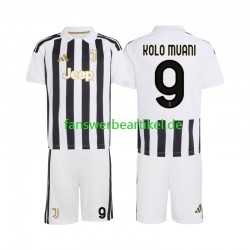 Randal Kolo Muani 9 Trikot Juventus Turin Kinder Heimausrüstung 2026-2027 Kurzarm
