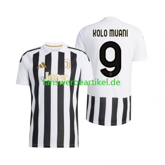 Randal Kolo Muani 9 Trikot Juventus Turin Herren Heimausrüstung 2026-2027 Kurzarm