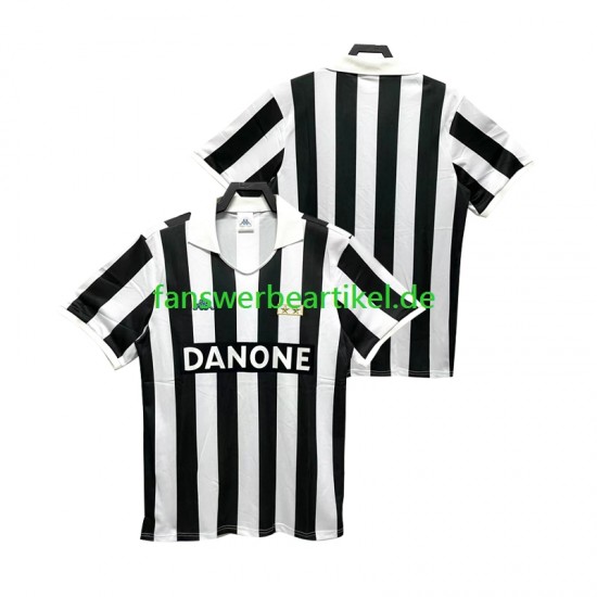 Retro 1992 Trikot Juventus Turin Herren Heimausrüstung 1994 Kurzarm