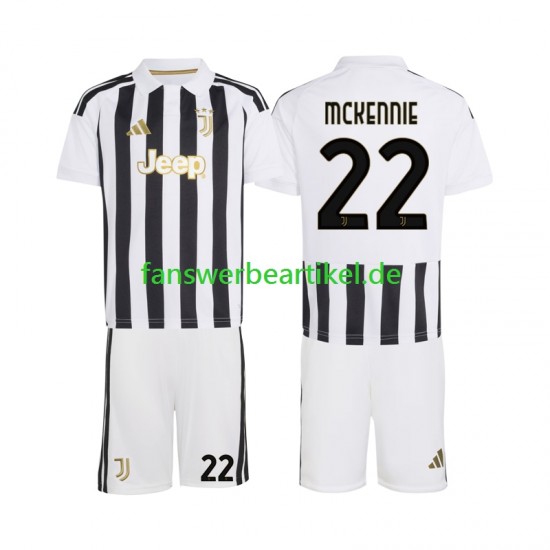 Weston McKennie 22 Trikot Juventus Turin Kinder Heimausrüstung 2026-2027 Kurzarm
