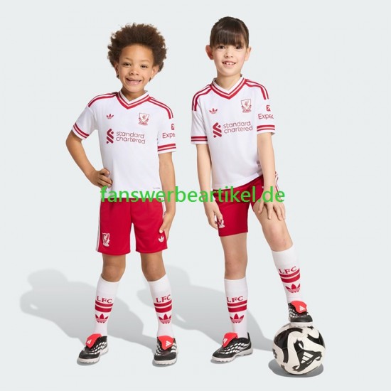 Trikot Liverpool Kinder Auswärtsausrüstung 2026-2027 Kurzarm
