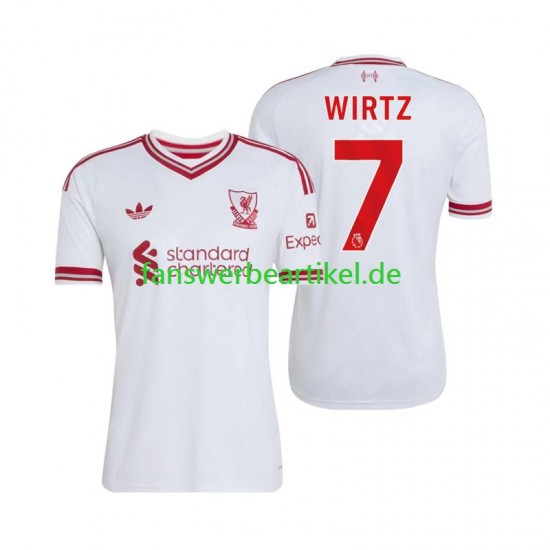 Florian Wirtz 7 Trikot Liverpool Herren Auswärtsausrüstung 2026-2027 Kurzarm
