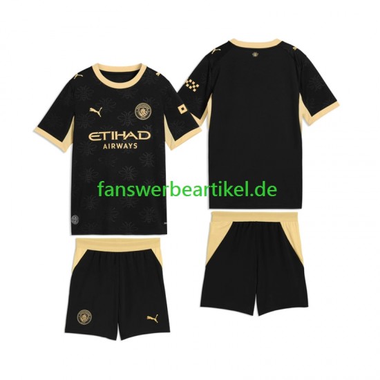 Trikot Manchester City Kinder Auswärtsausrüstung 2026-2027 Kurzarm