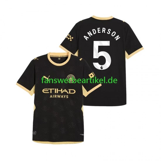 Elliot Anderson 5 Trikot Manchester City Herren Auswärtsausrüstung 2026-2027 Kurzarm