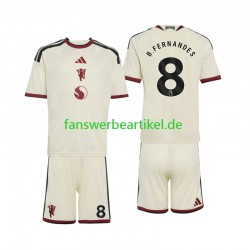 Bruno Fernandes 8 Trikot Manchester United Kinder Ausweich ausrüstung 2026-2027 Kurzarm