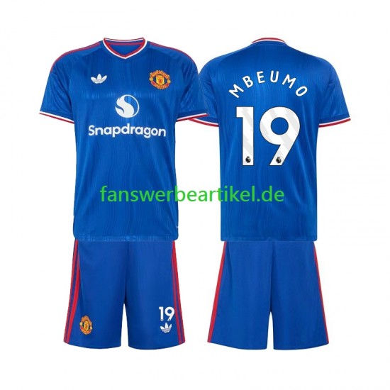 Bryan Mbeumo 19 Trikot Manchester United Kinder Auswärtsausrüstung 2026-2027 Kurzarm