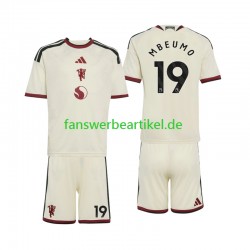 Bryan Mbeumo 19 Trikot Manchester United Kinder Ausweich ausrüstung 2026-2027 Kurzarm