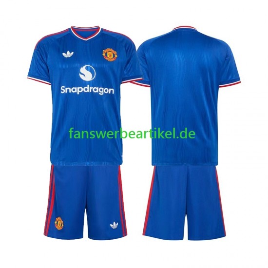 Trikot Manchester United Kinder Auswärtsausrüstung 2026-2027 Kurzarm