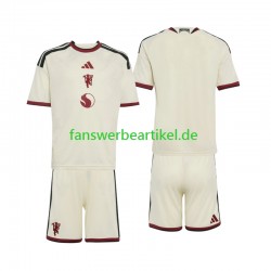 Trikot Manchester United Kinder Ausweich ausrüstung 2026-2027 Kurzarm