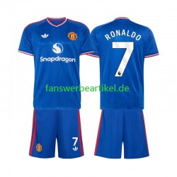 Cristiano Ronaldo 7 Trikot Manchester United Kinder Auswärtsausrüstung 2026-2027 Kurzarm