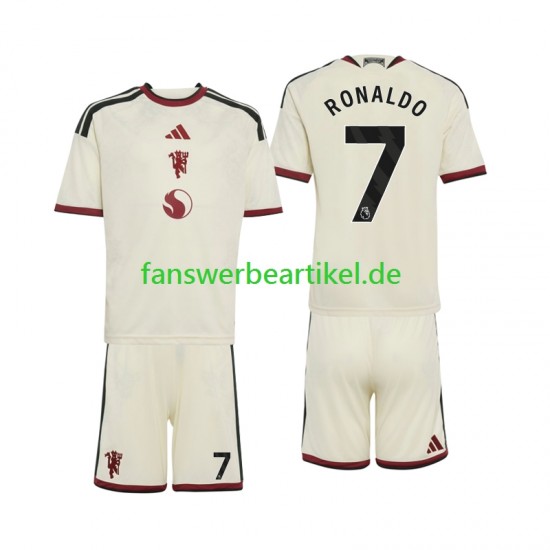Cristiano Ronaldo 7 Trikot Manchester United Kinder Ausweich ausrüstung 2026-2027 Kurzarm
