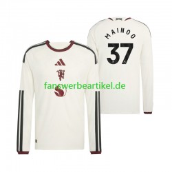 Kobbie Mainoo 37 Trikot Manchester United Herren Ausweich ausrüstung 2026-2027 Langarm